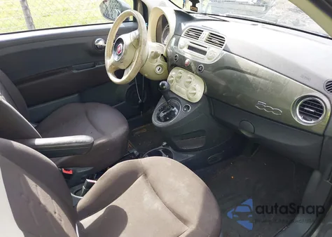 2012 Fiat 500 Pop из США, поврежденный, VIN 3C3CFFAR7CT280782